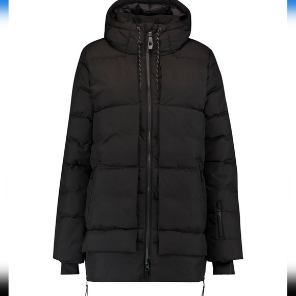 Black Azurite puffer coat - Picture 1 of 3